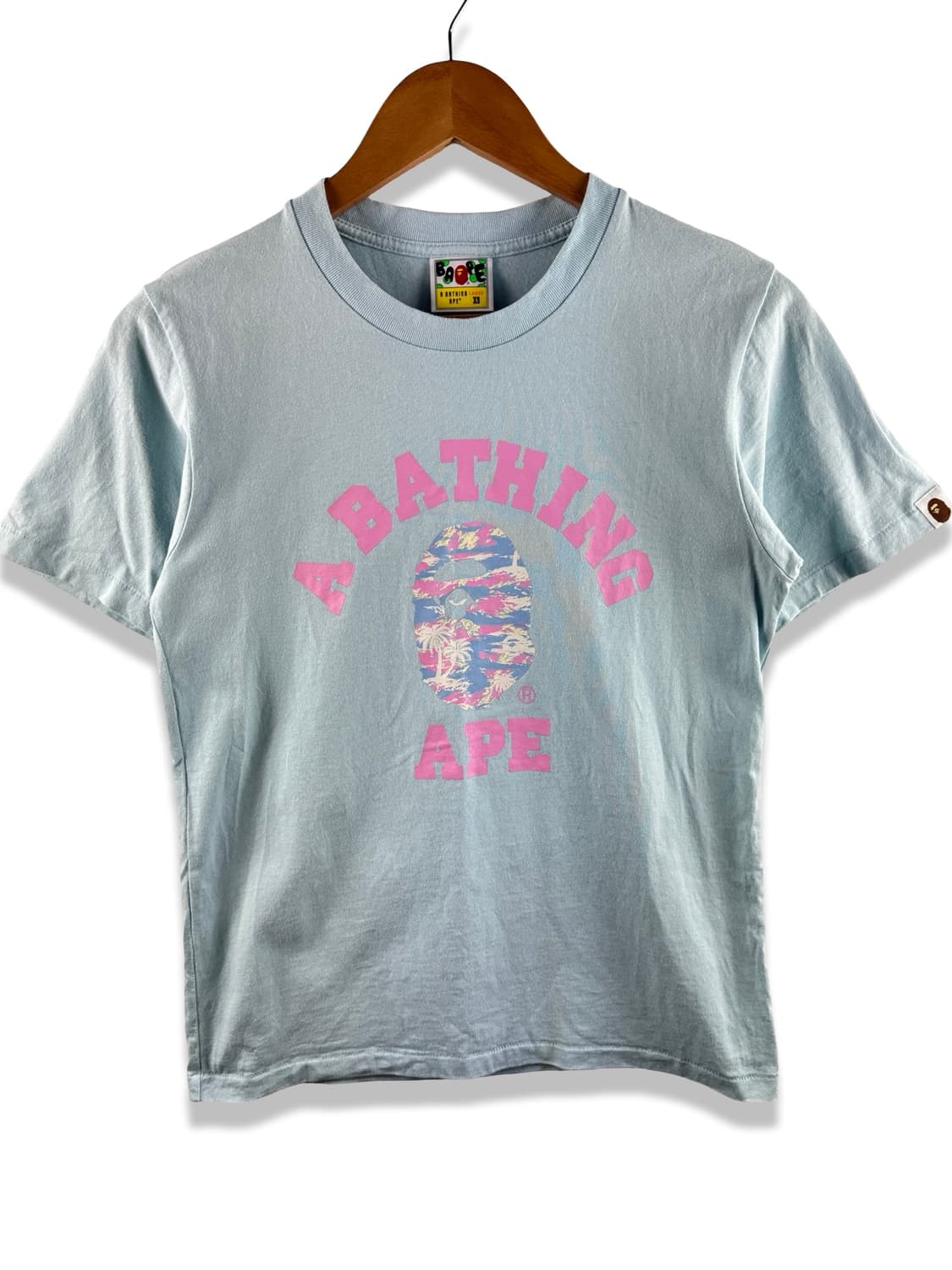 베이프 팜트리 카모컬리지 하늘 티셔츠3002 상품이미지1