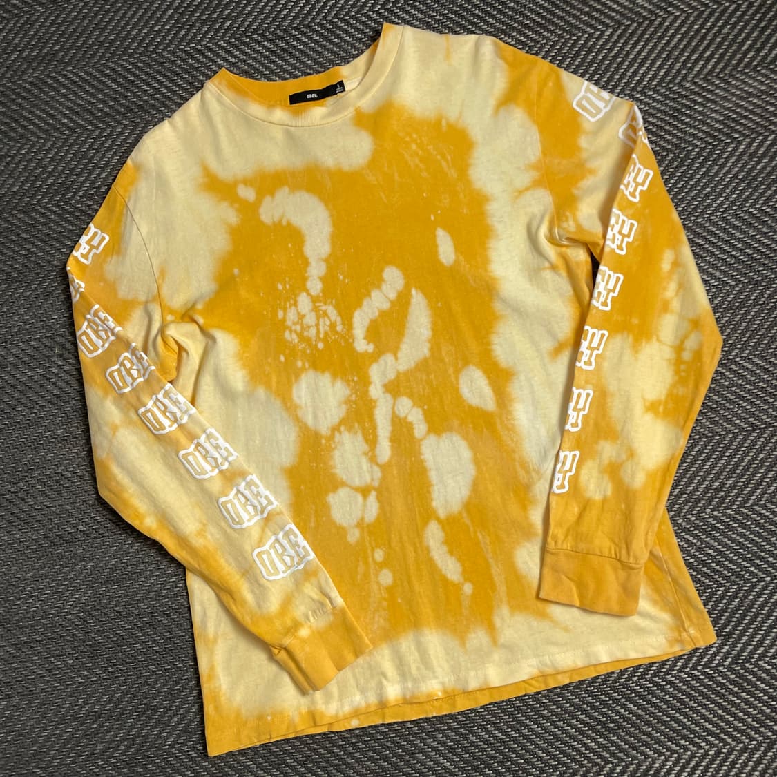 오베이 슬리브 로고 타이다이 긴팔 롱 슬리브y 4845 상품이미지1