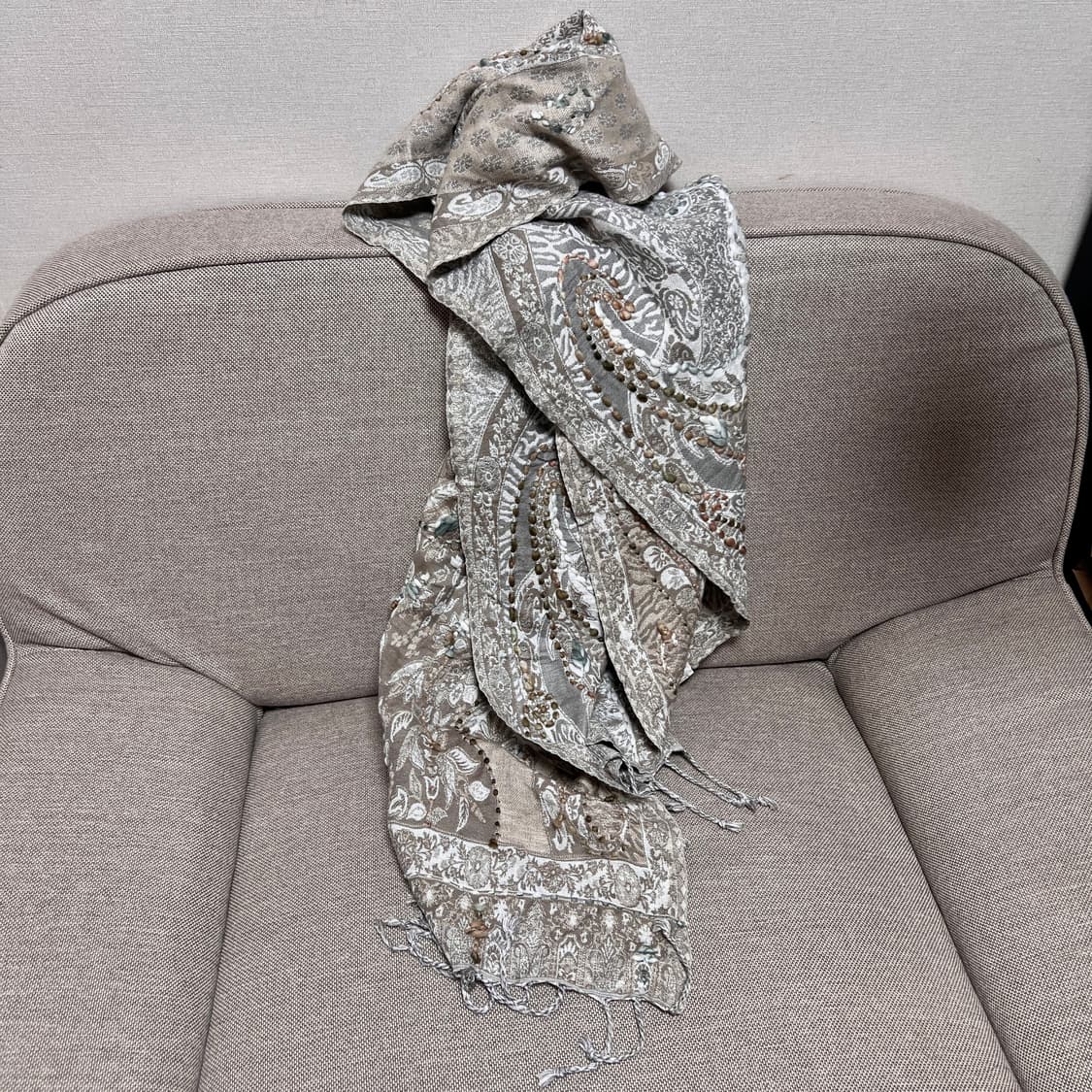 APPLIQUE PAISLEY MUFFLER 머플러 상품이미지6