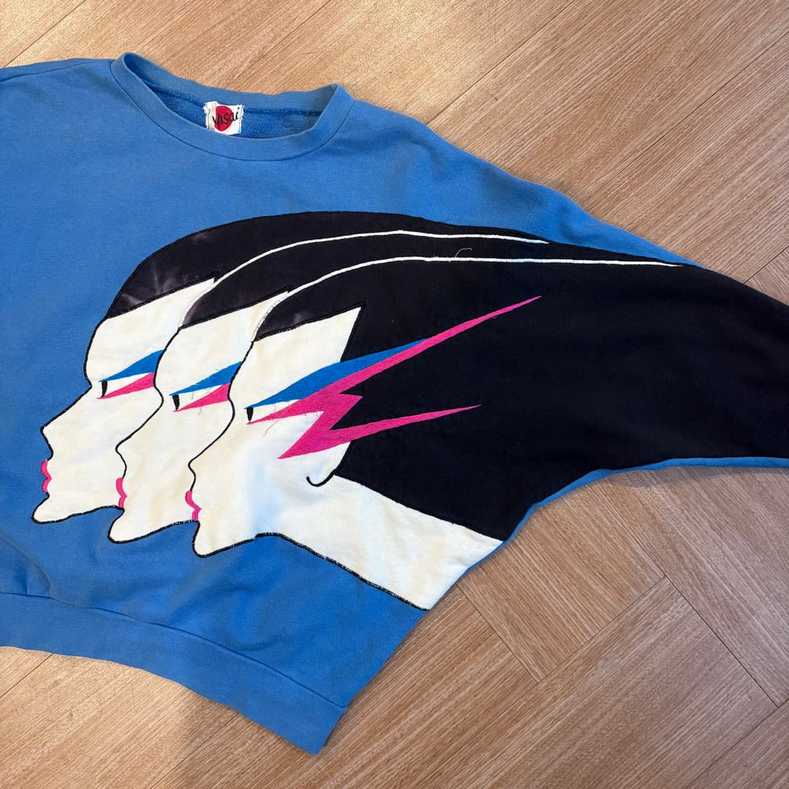 80s 칸사이야마모토 슈퍼레이디 배트윙 슬리브 스웻셔츠(아카이브) 상품이미지1