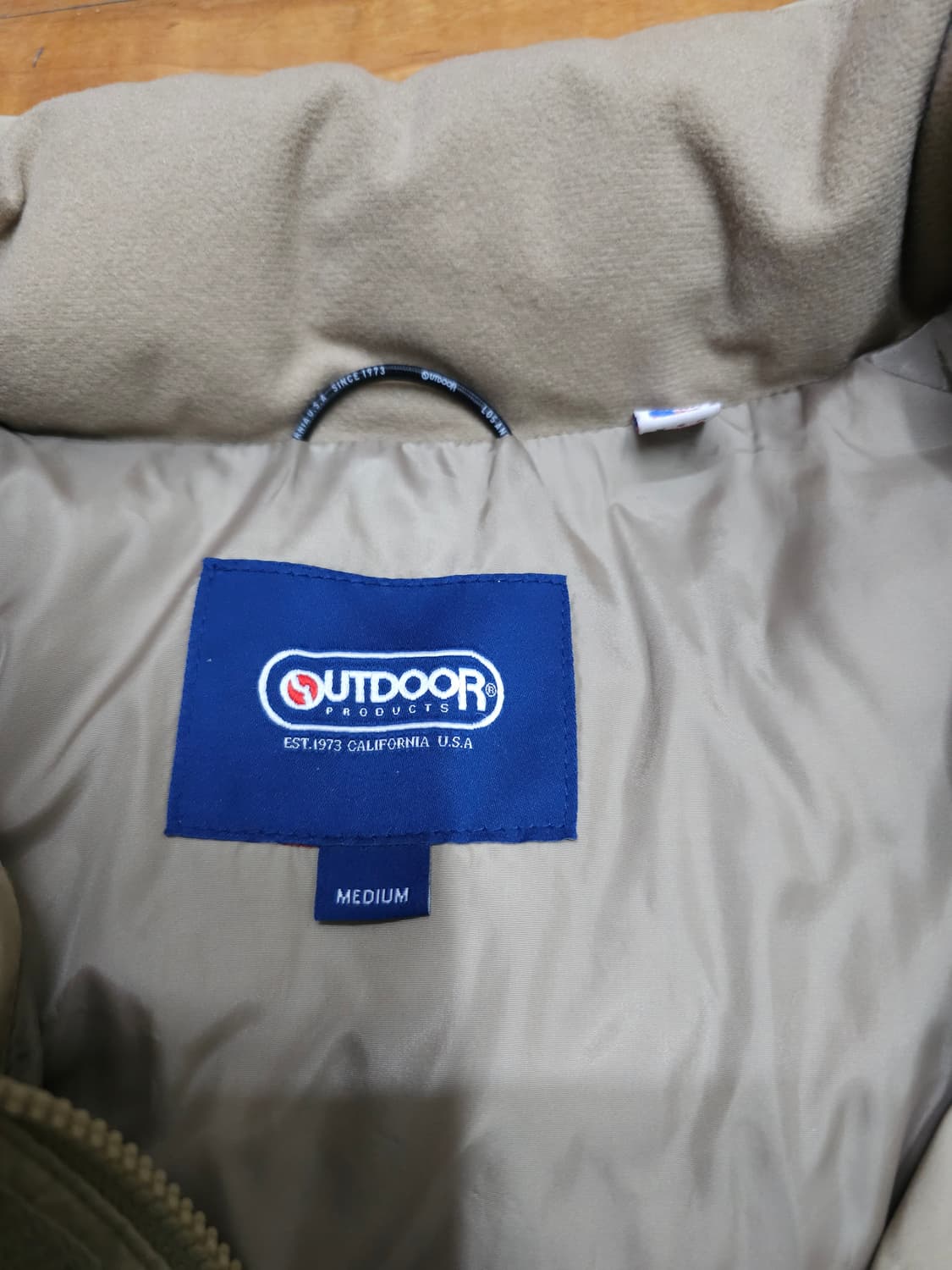 OUTDOOR 아웃도어 다운패딩 베이지 상품이미지7