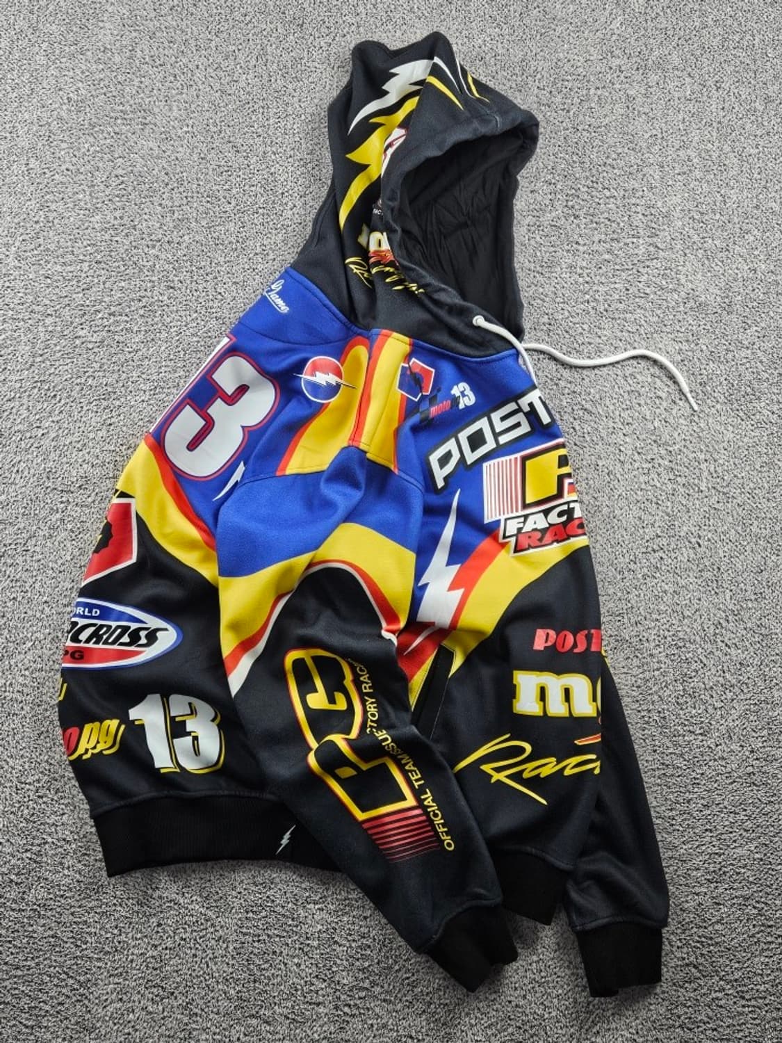 POST GAME PG팩토리 모터레이싱 후드 티셔츠 (3XL)/10949 상품이미지4