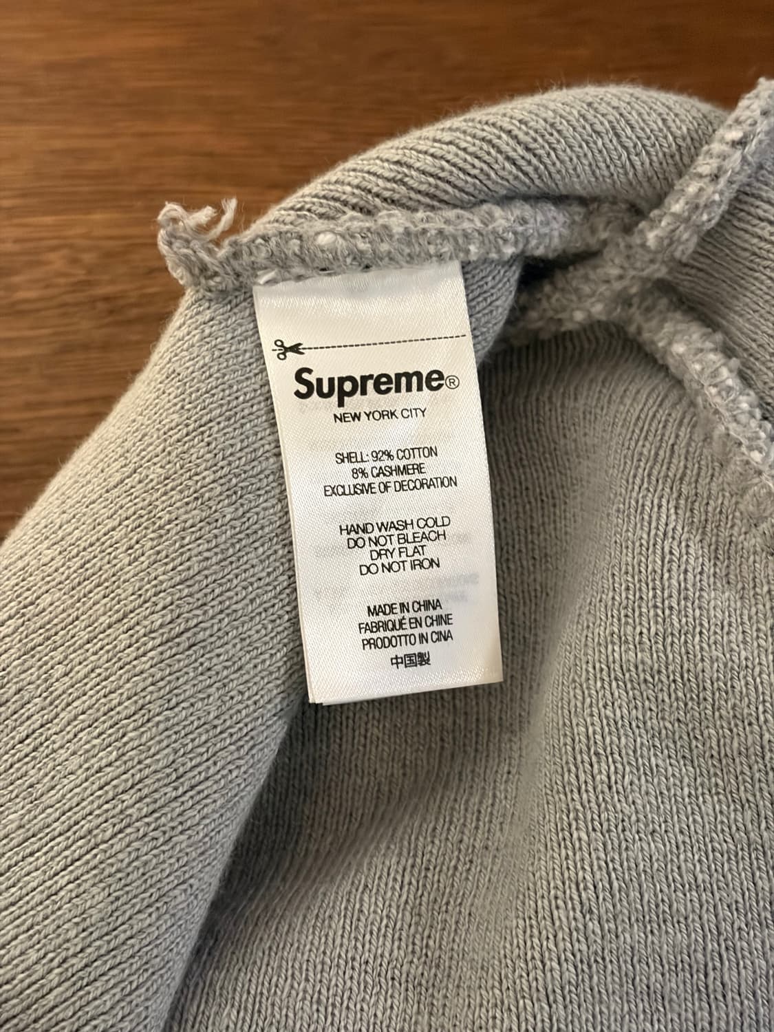Supreme 슈프림 빅 로고 비니 헤더 그레이 상품이미지7