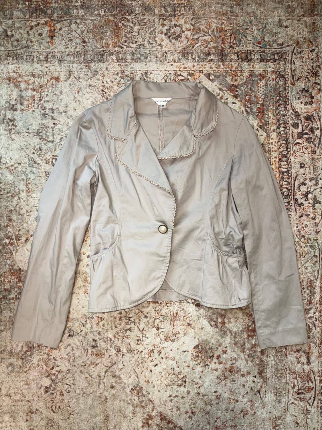 Vintage cotton shirring jacket  상품이미지1