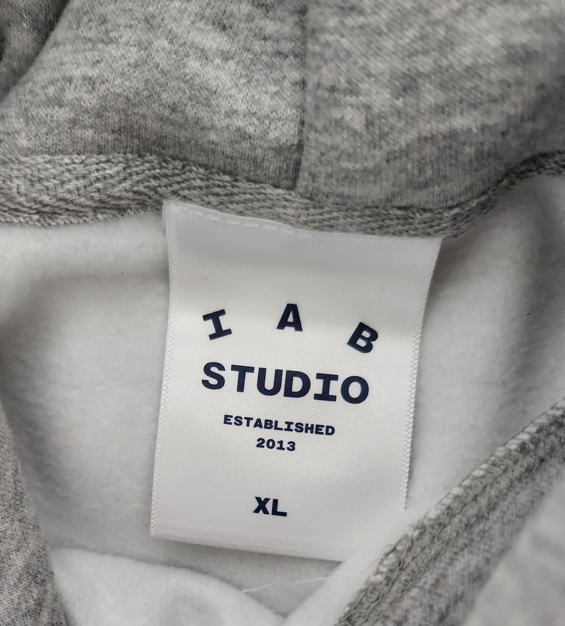 아이앱스튜디오 그레이 네이비 후드 XL 상품이미지6