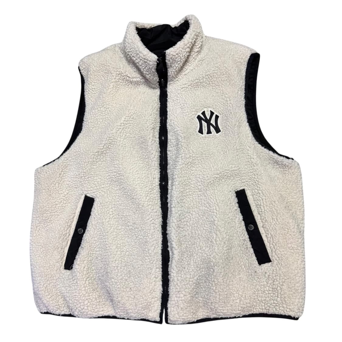 MLB 뉴욕 양키즈 리버시블 후리스 조끼 상품이미지1