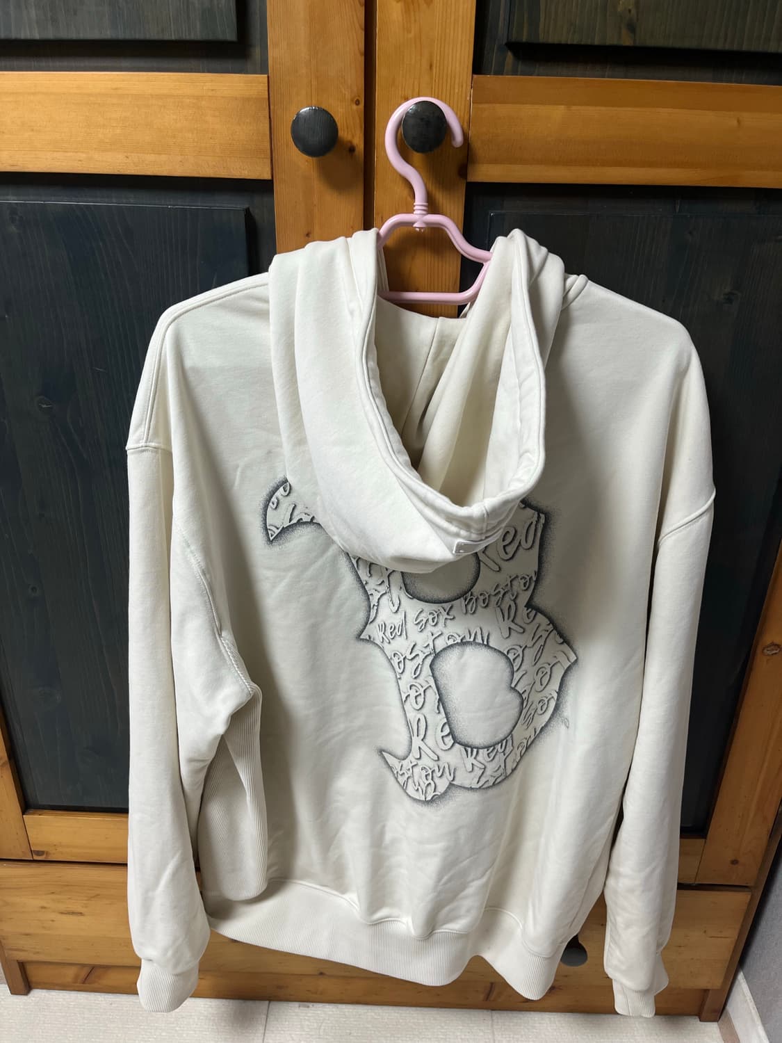 MLB 베이직 메가로고 후드집업 보스턴 레드삭스 CRS XL 상품이미지3