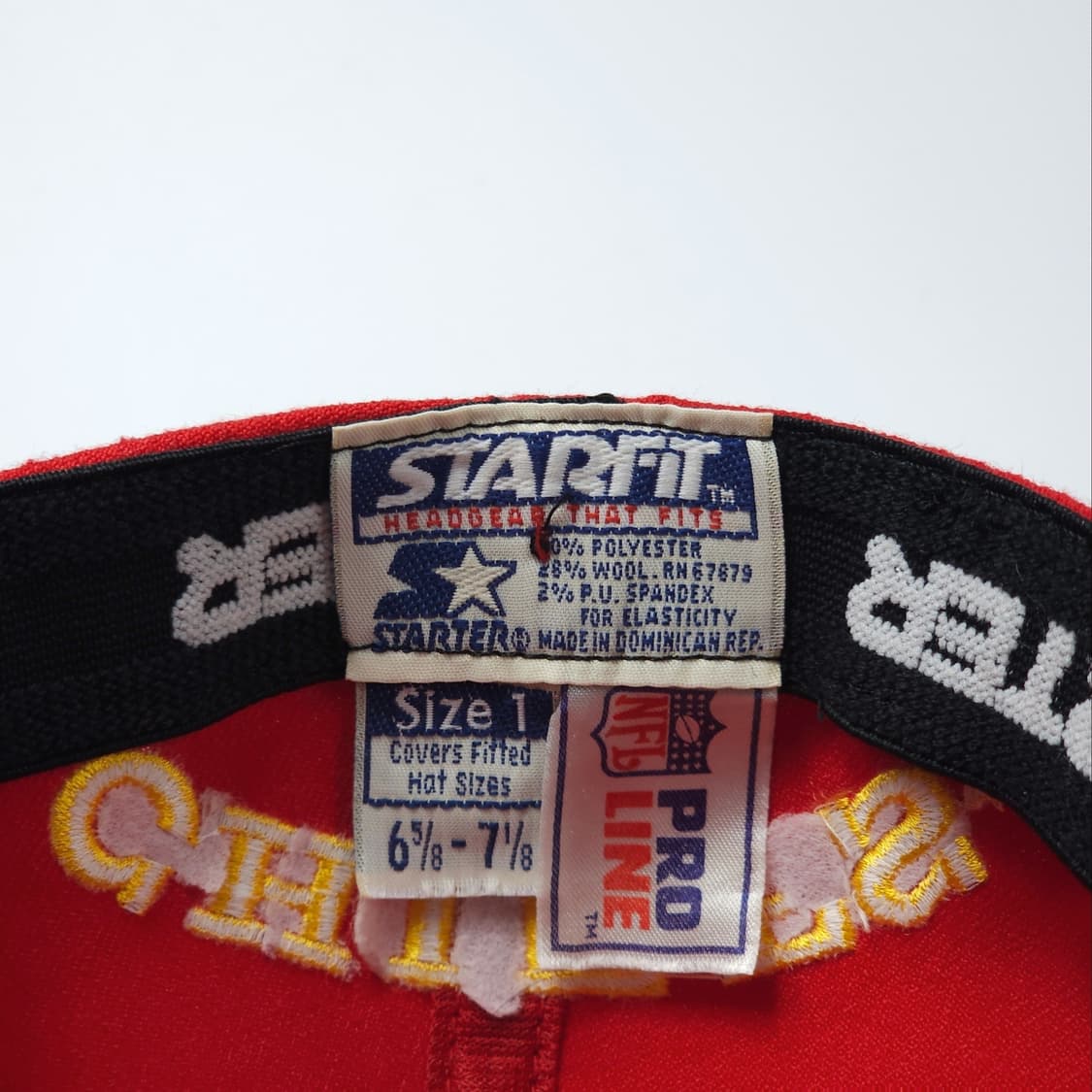 90's 스타터 캔자스시티 치프스 NFL 볼캡 모자 상품이미지5