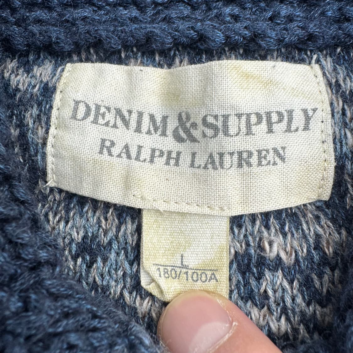 데님앤서플라이 니트 집업  상품이미지4