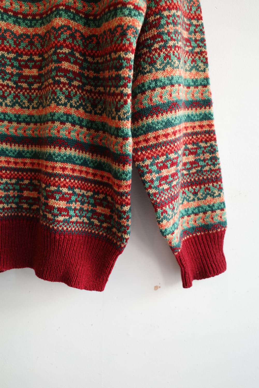 Japan brand 퓨어울 패턴 니트  상품이미지4