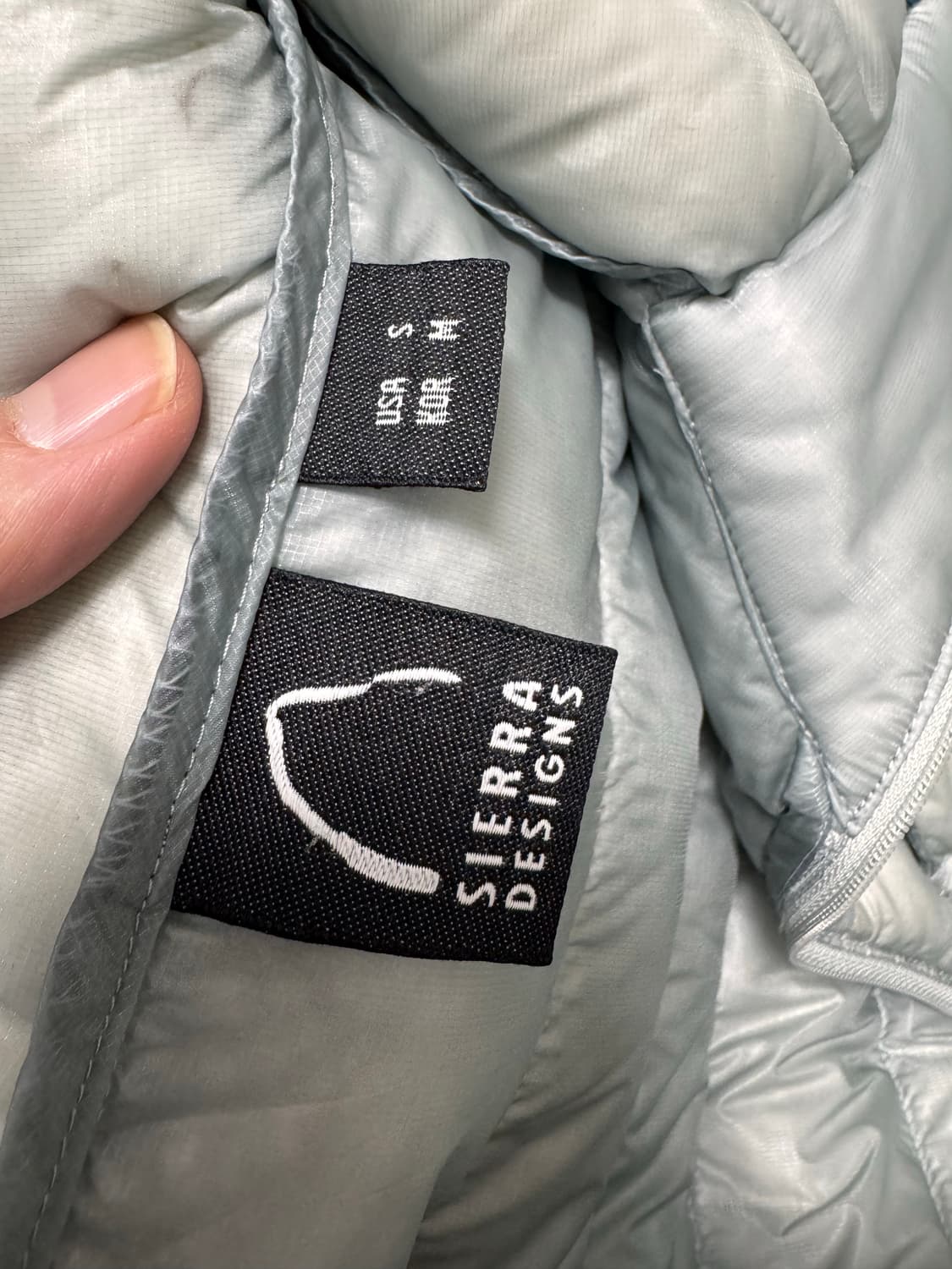 시에라디자인 뮤어 경량패딩 라이트그레이 상품이미지2