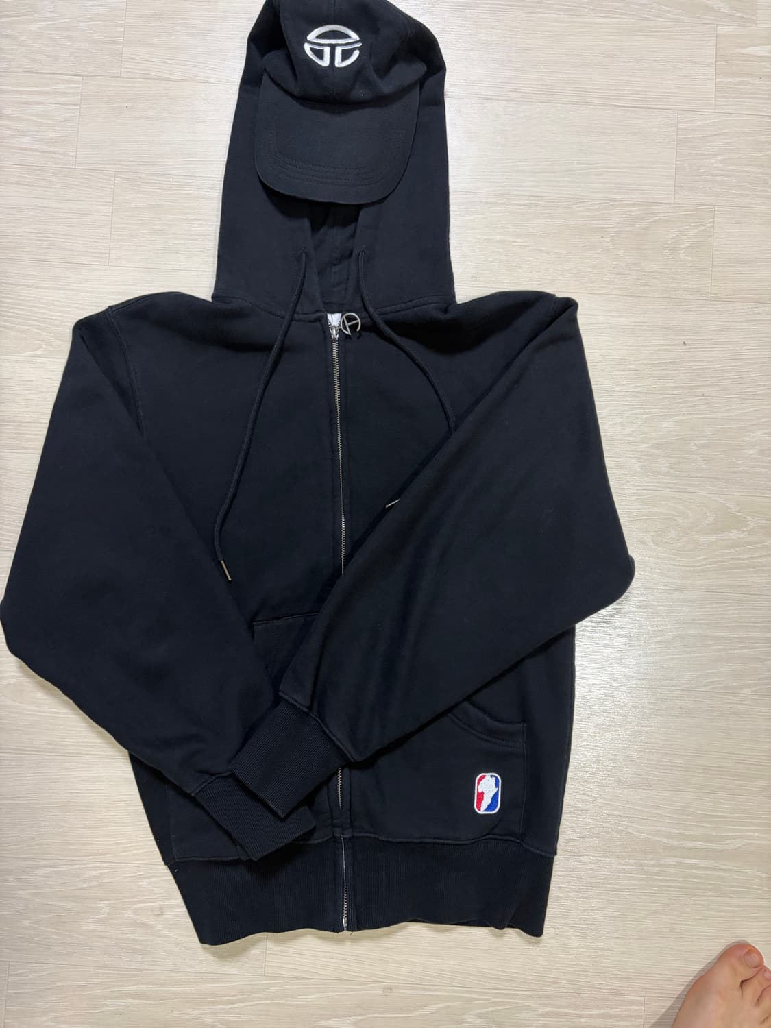 텔파 캡 후드집업 xs 상품이미지3