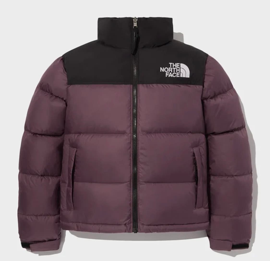 노스페이스 눕시 자주색 퍼플 패딩 자켓 자색고구마 상품이미지1