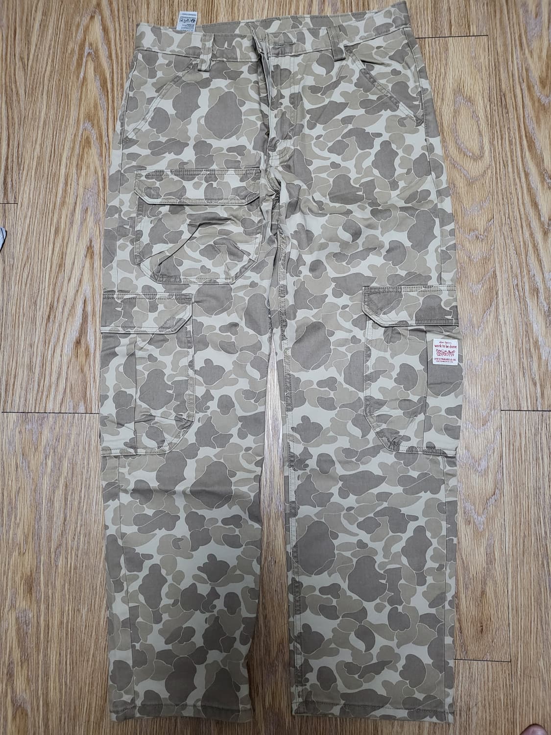 리바이스 덕 카모 루즈 카고 팬츠 32 상품이미지5