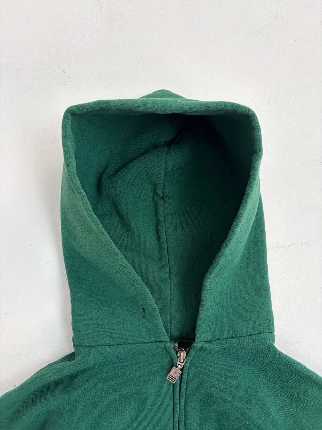 90s Russell Zip Up Hoodie (green) 상품이미지6