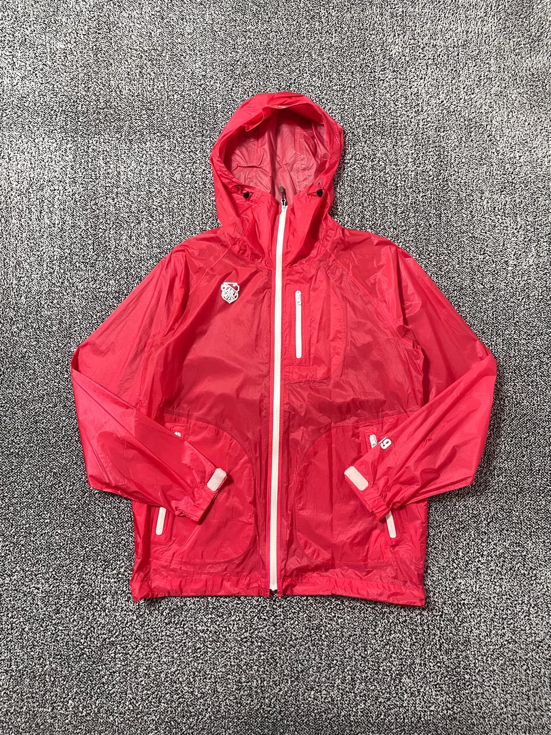 빈티지9. 파리게이츠 바람막이 나일론 레드 바막 윈드브레이커 상품이미지1