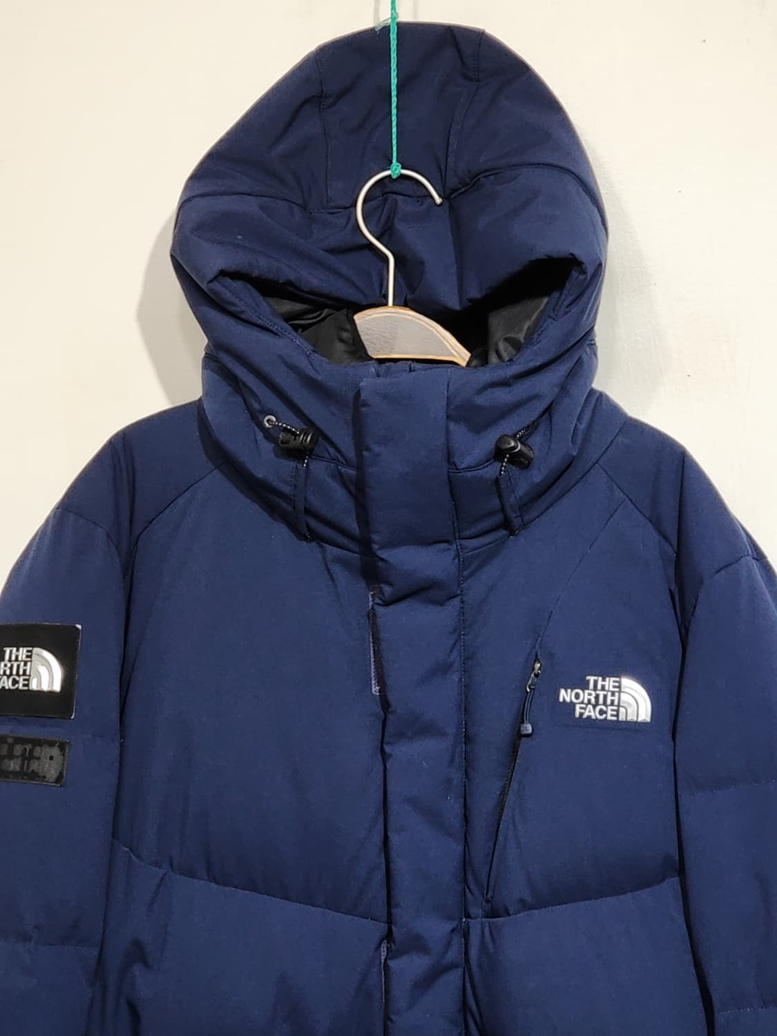 (L) 노스페이스 구스다운 롱패딩 점퍼 네이비 거위털 패딩코트  상품이미지2