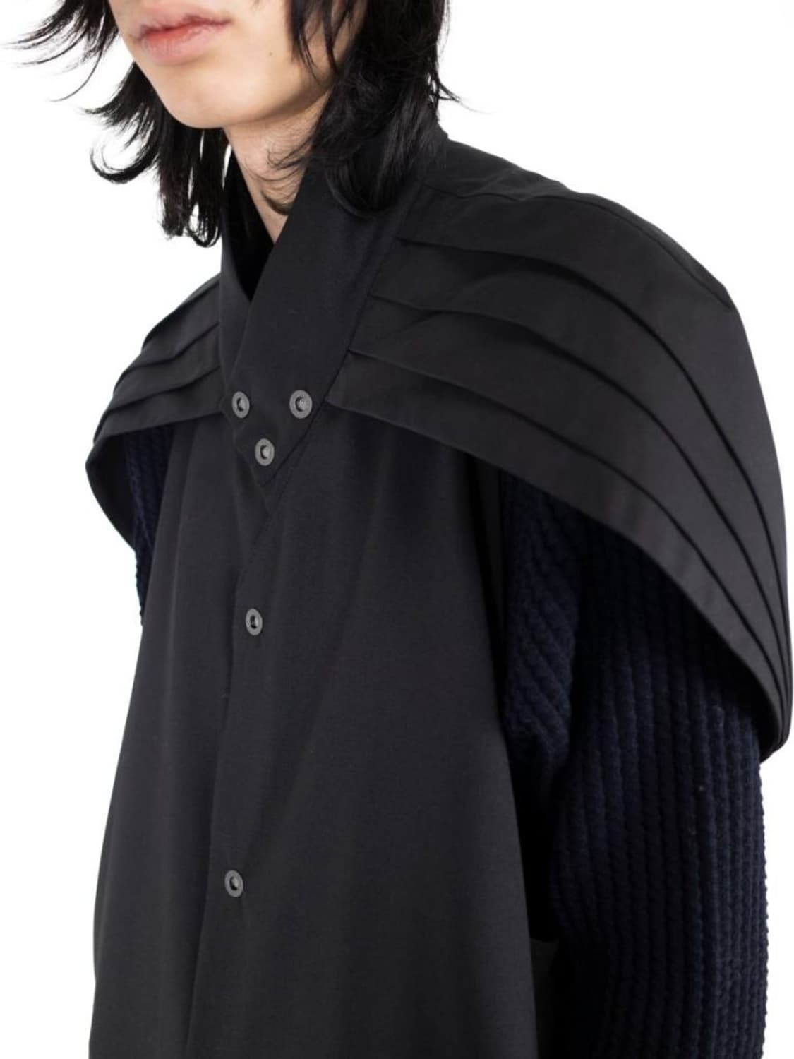 Kiko Kostadinov 23FW Priam Cape Coat 상품이미지1