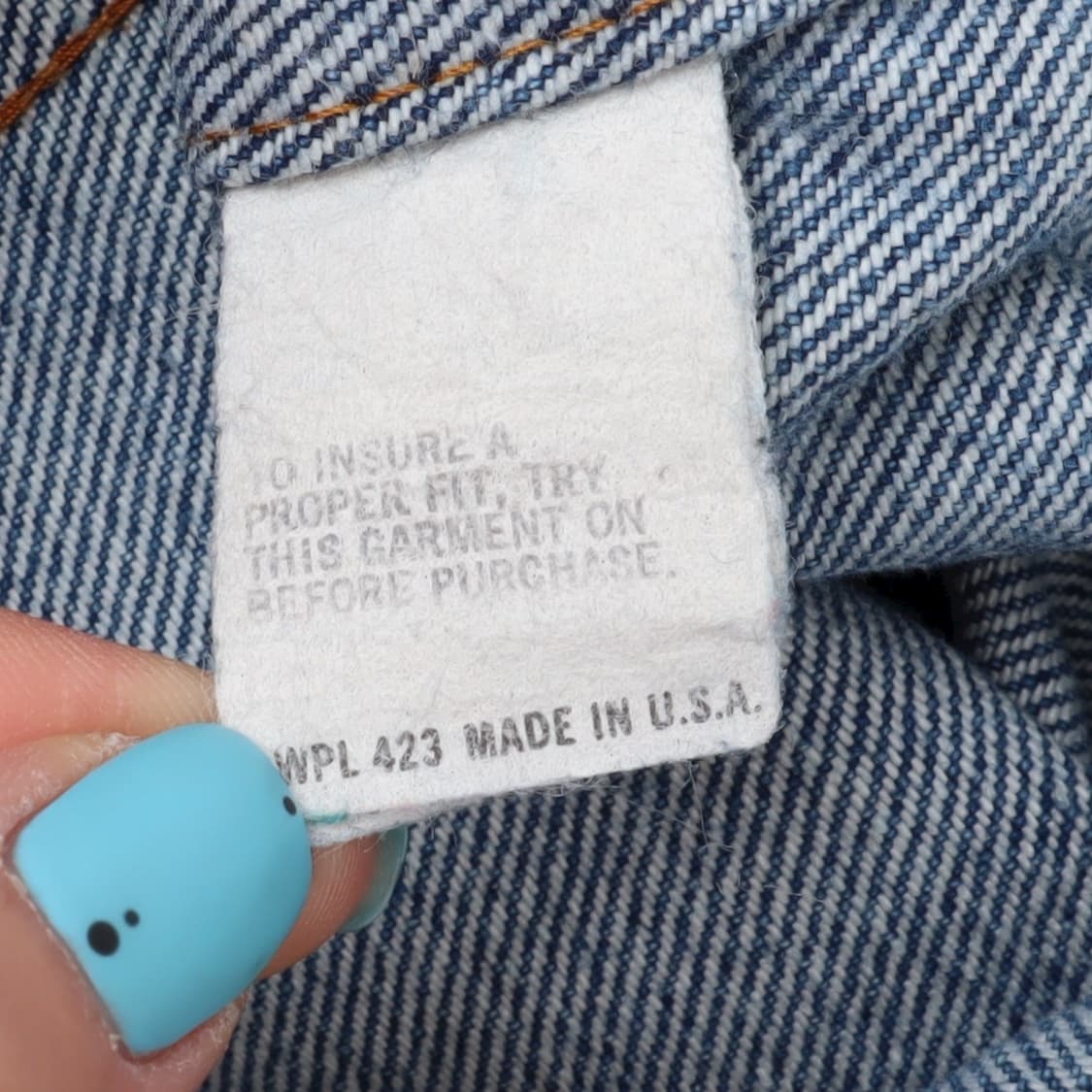 리바이스 70506-0216 USA 메이드 3rd 트러커 데님자켓 상품이미지9