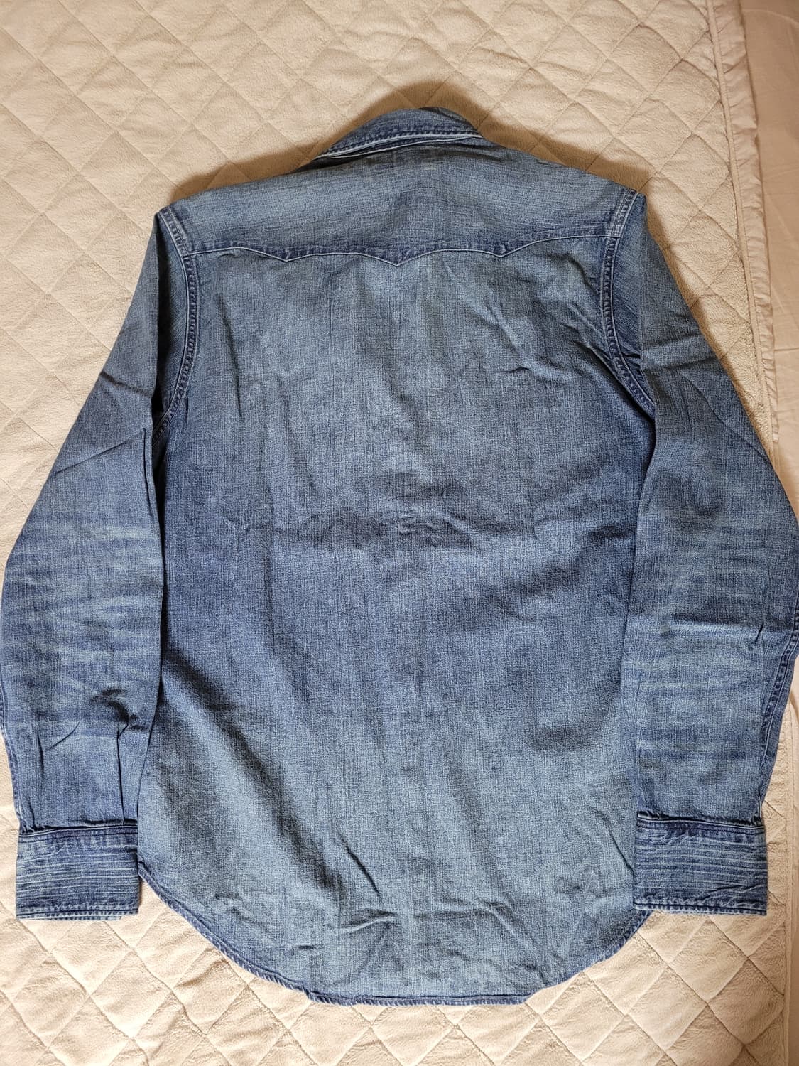 RRL 웨스턴 데님셔츠 다크워시 M 상품이미지2