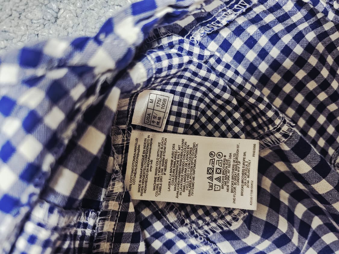 브룩스브라더스 패치워크 셔츠 상품이미지4