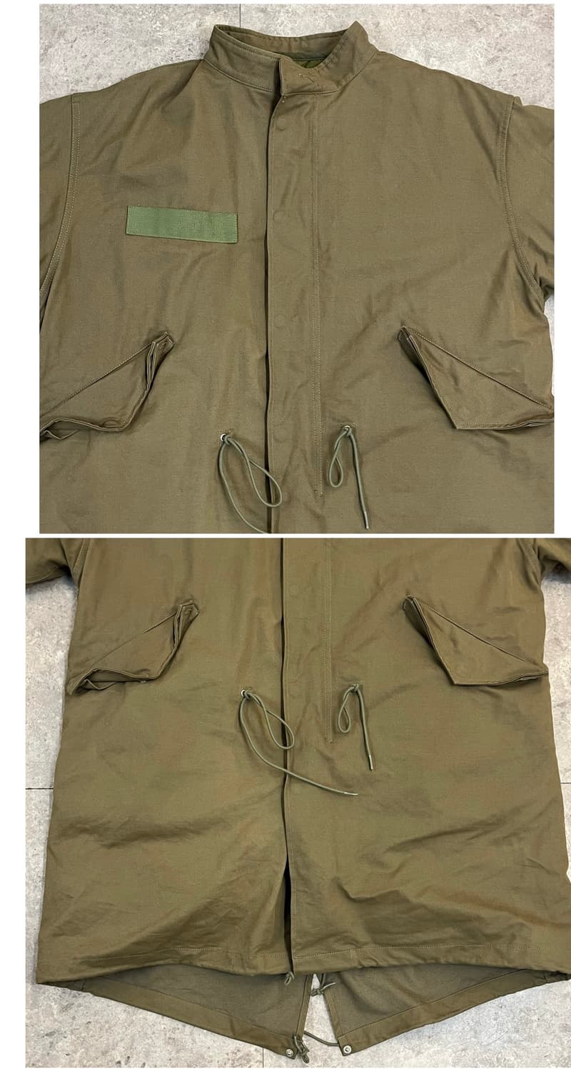 라퍼지스토어 개파카 야상 자켓 카키 외피S 내피 M #csz3690 상품이미지4