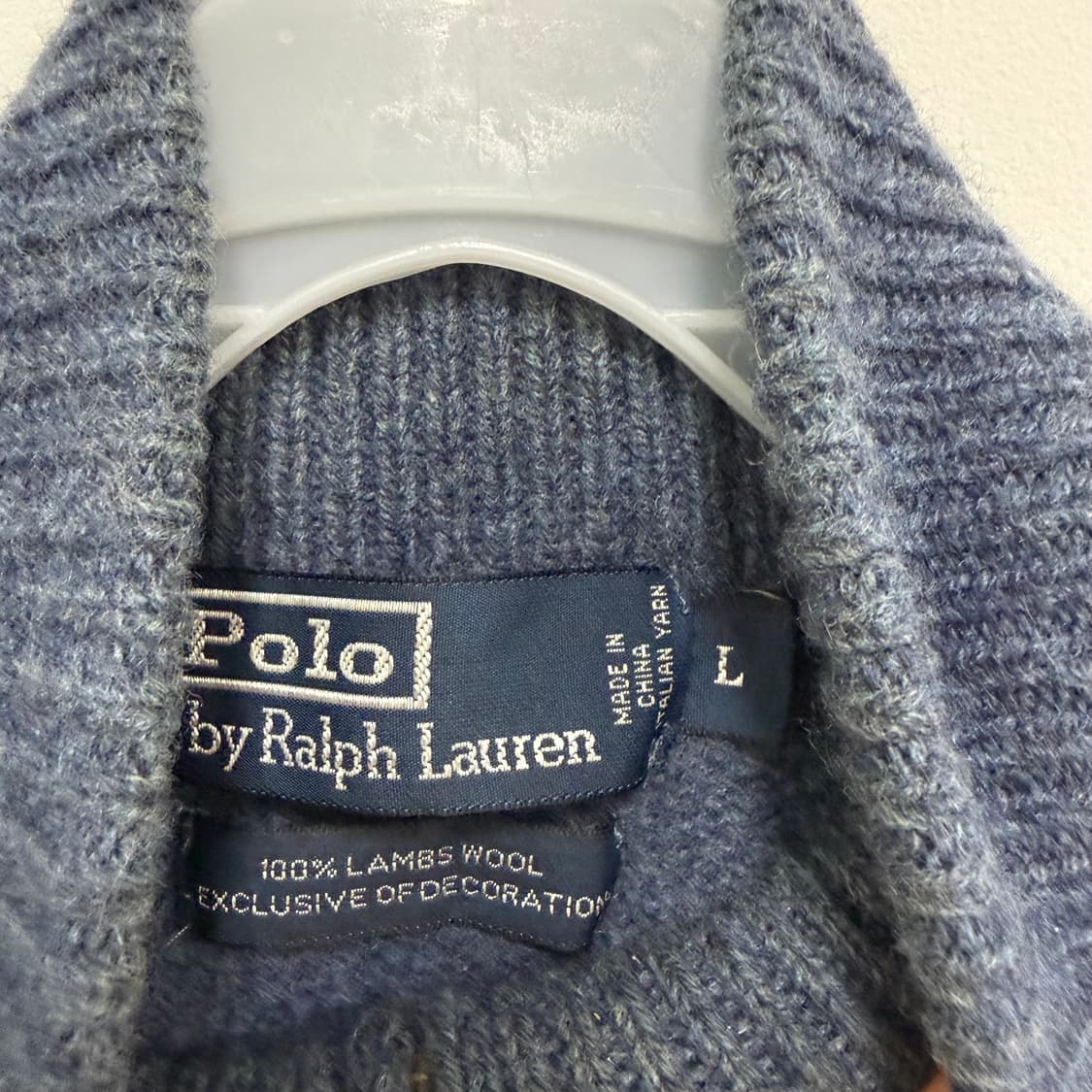 폴로 반집업 니트[1791] 상품이미지7