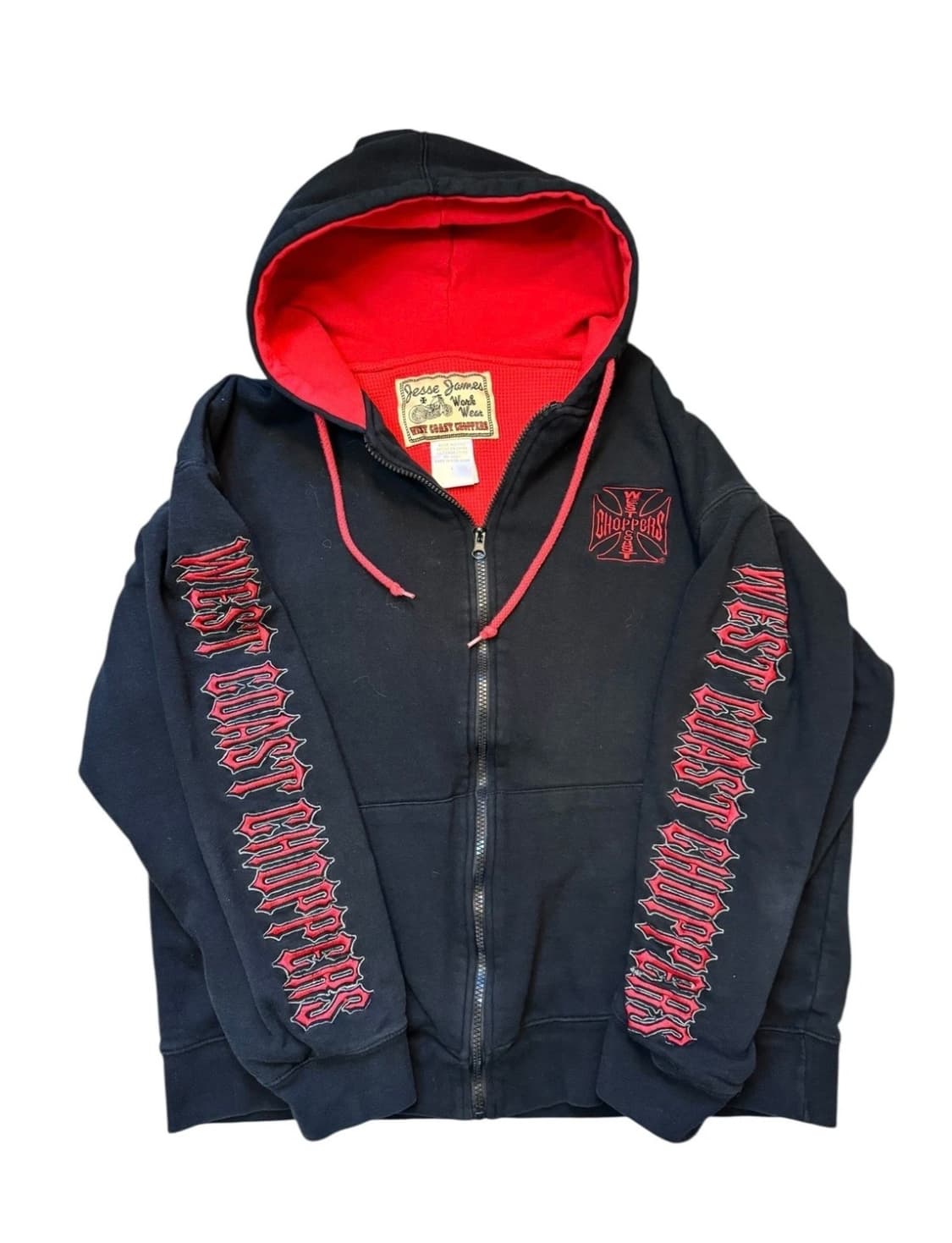 빈티지 웨스트코스트초퍼스 더블페이스 써멀 후드집업 상품이미지1