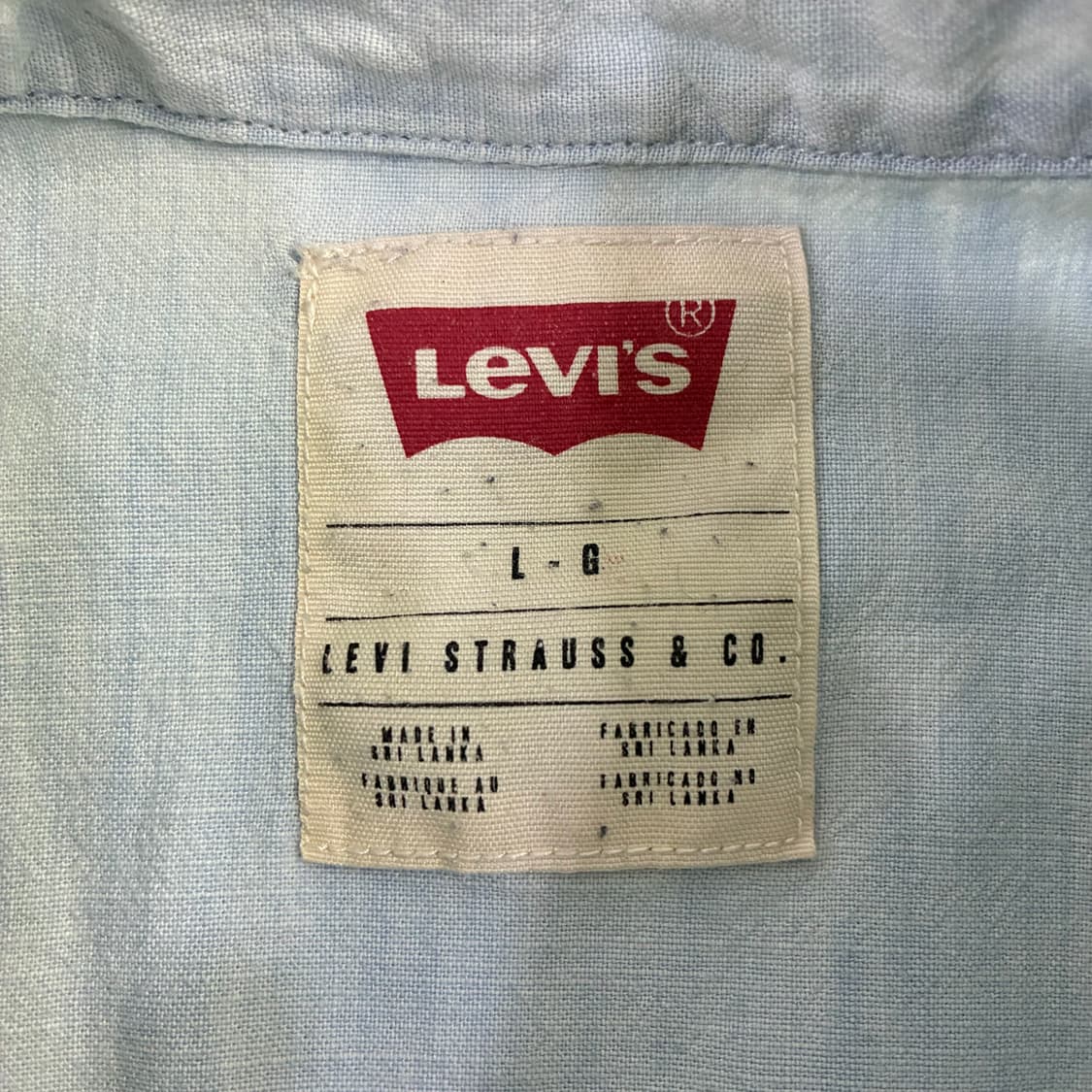 Levi's 리바이스 워시드 데님 웨스턴 셔츠-#원윜구매가능  Price 상품이미지4