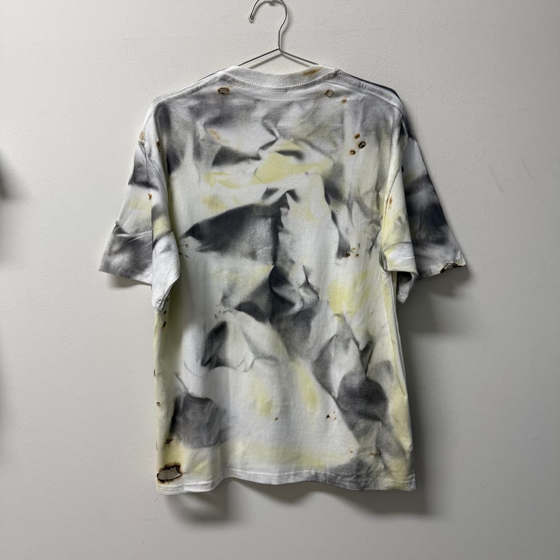 너바나 커트코베인 프린팅 디스트로이드 그릴드데미지 프린팅 워싱 반팔 상품이미지8