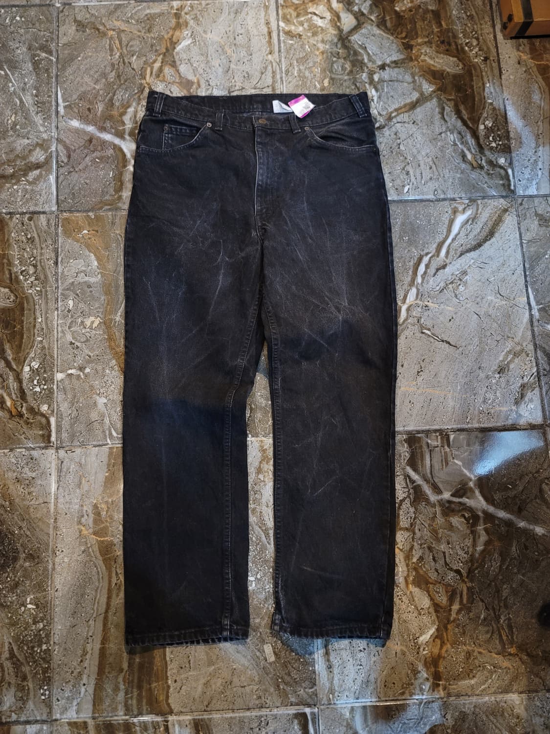 리바이스 흑청 오렌지탭 데님팬츠  상품이미지1