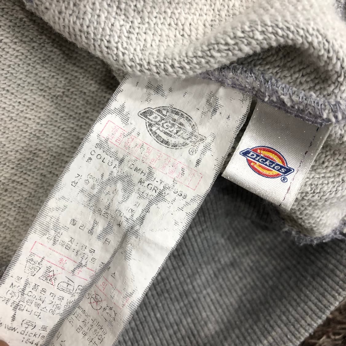 디키즈 로고 그레이 후드집업 상품이미지6