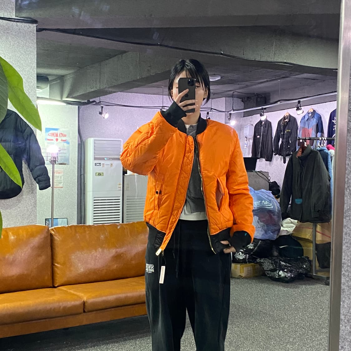 알파인더스트리 리버시블 패치 ma-1 항공 봄버 점퍼 B3226  상품이미지4