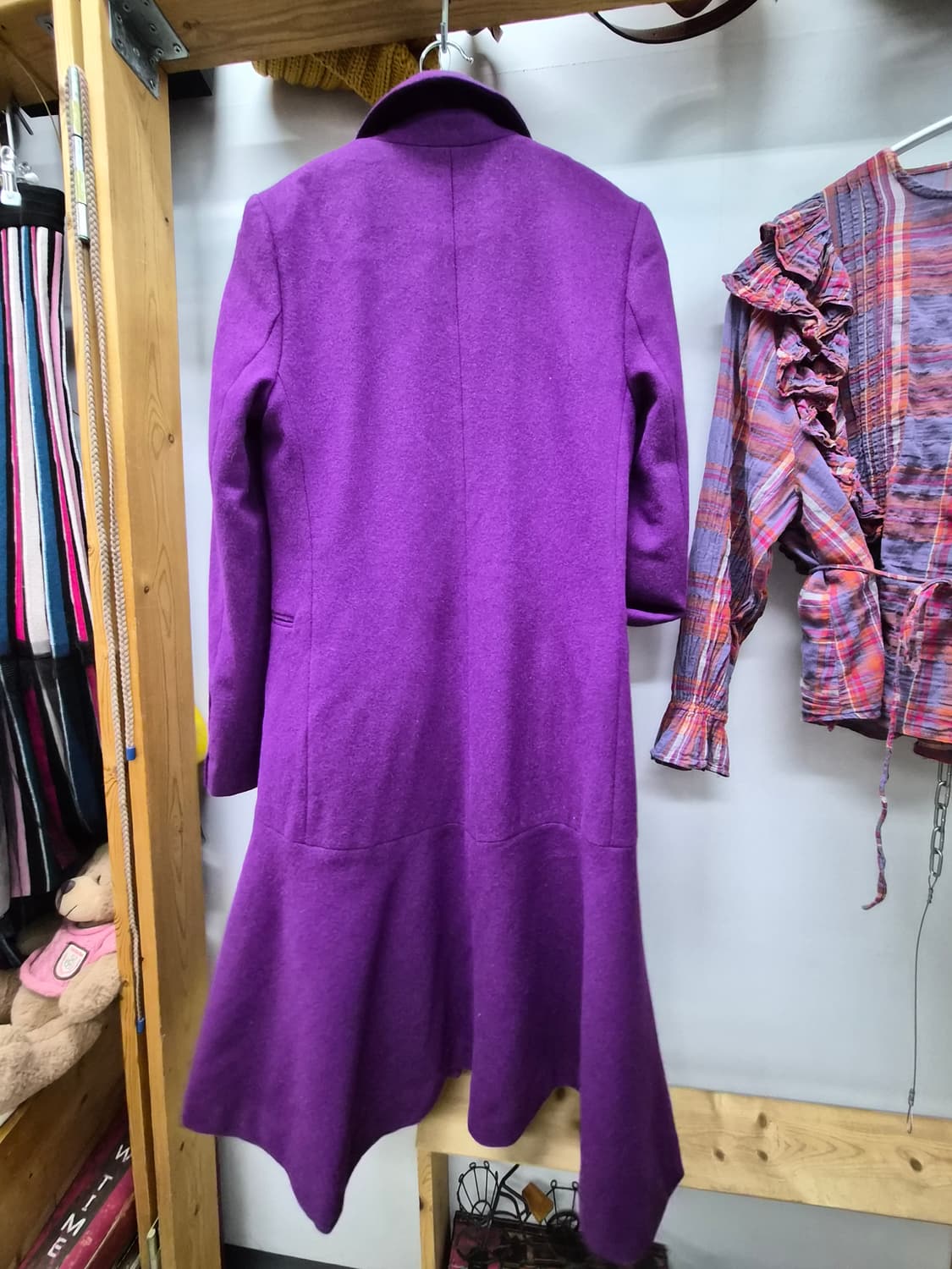 미샤 퍼플 원피스라인 코트 상품이미지7