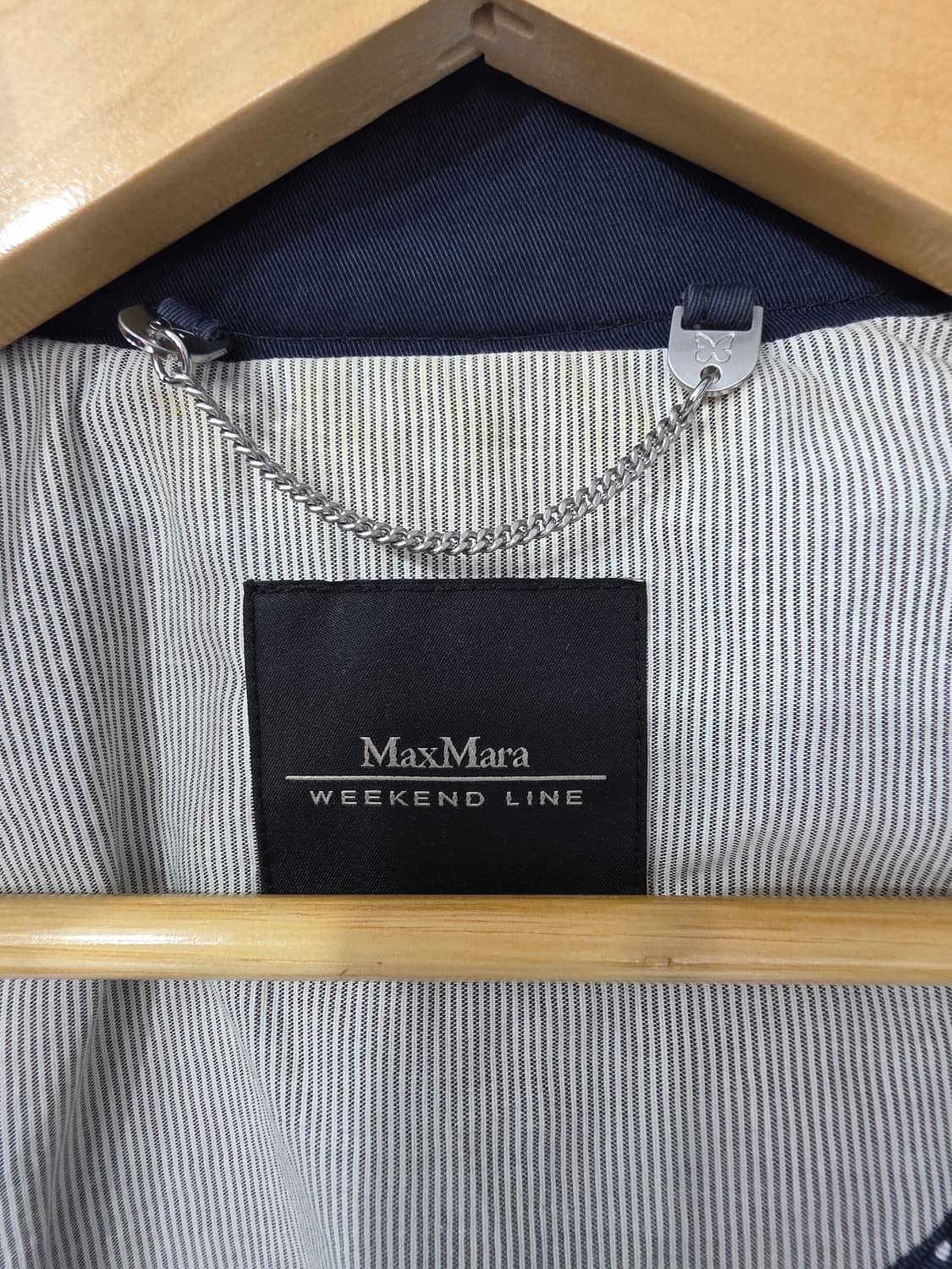 MaxMara 막스마라 위켄드 라인 네이비 트렌치 코트 55 상품이미지6
