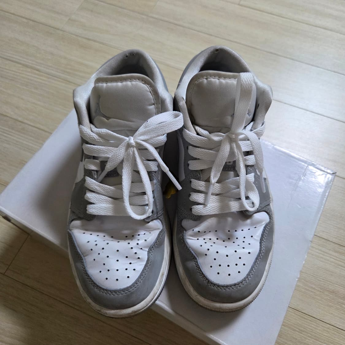 조던1로우 울프그레이 235 상품이미지2