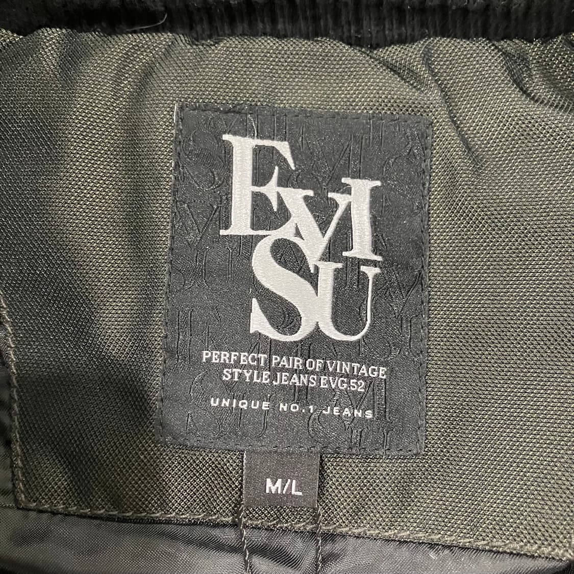 40 에비수 디테일 바이커 자켓 상품이미지3