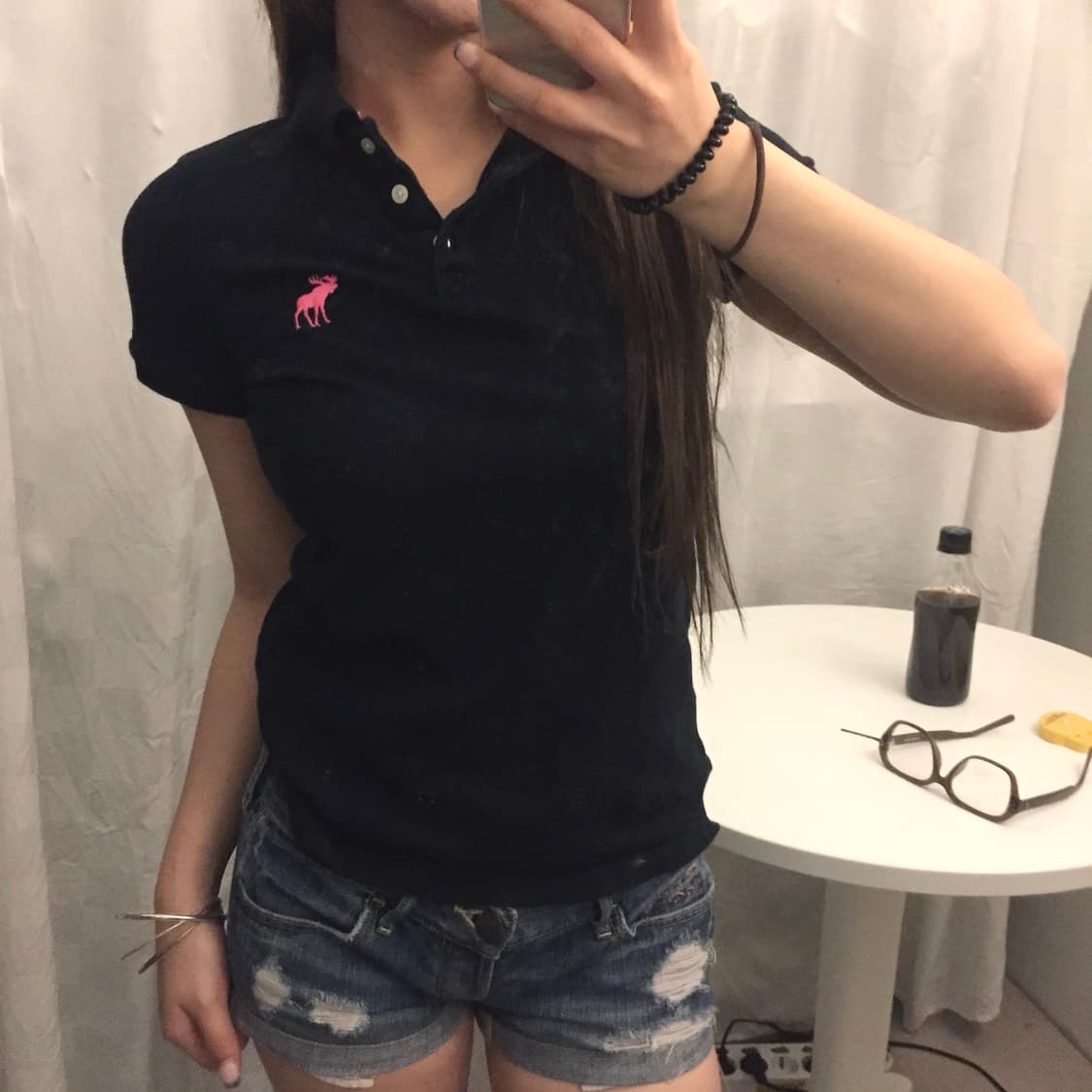 Abercrombie 아베크롬비 슬림핏 핑크 PK 카라티 상품이미지2