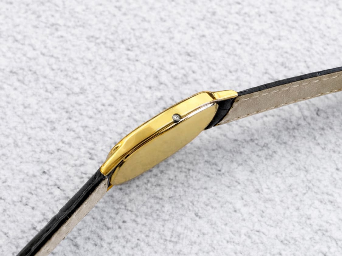 정품 오메가 엘립스 드빌 1365 쿼츠 화이트 금장 빈티지 시계 상품이미지9