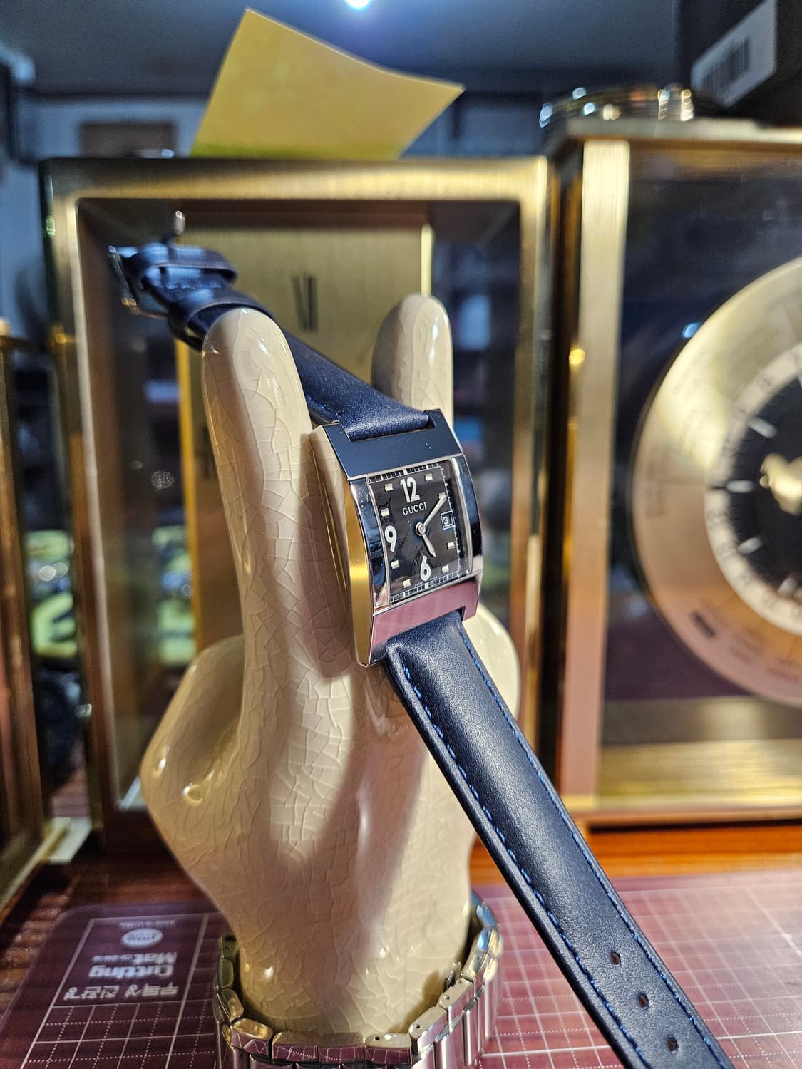 구찌 7700m 스퀘어 24mm(러그20mm) 쿼츠 시계 상품이미지1