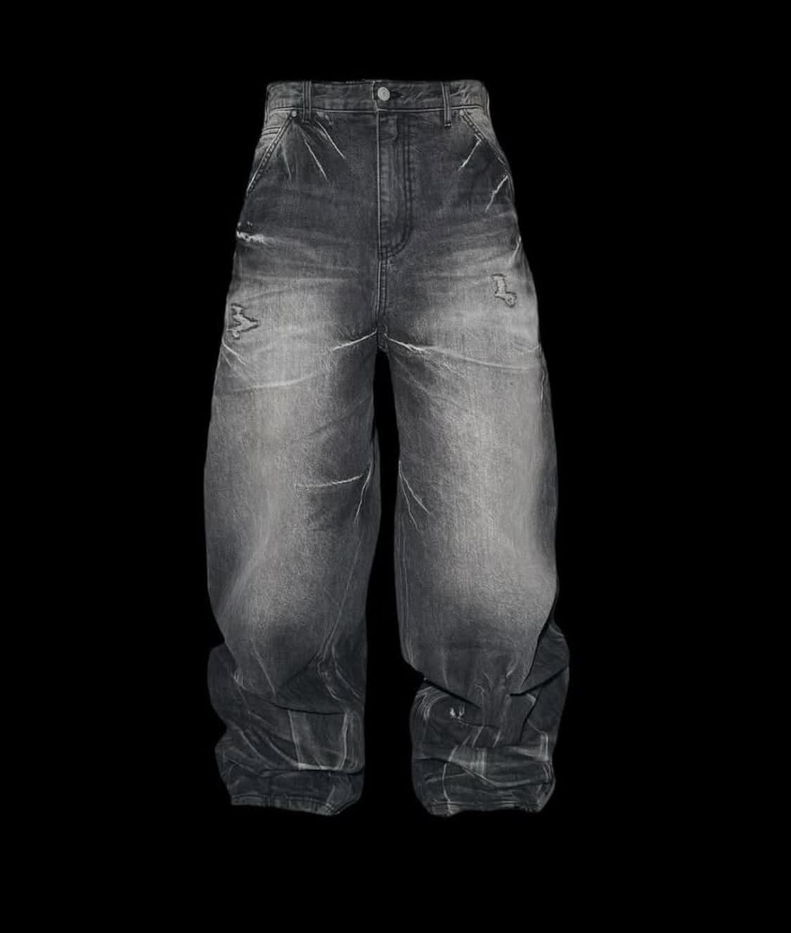 에모스탠스클럽 재패니즈 워시드 와이드 배기 진 2 상품이미지2