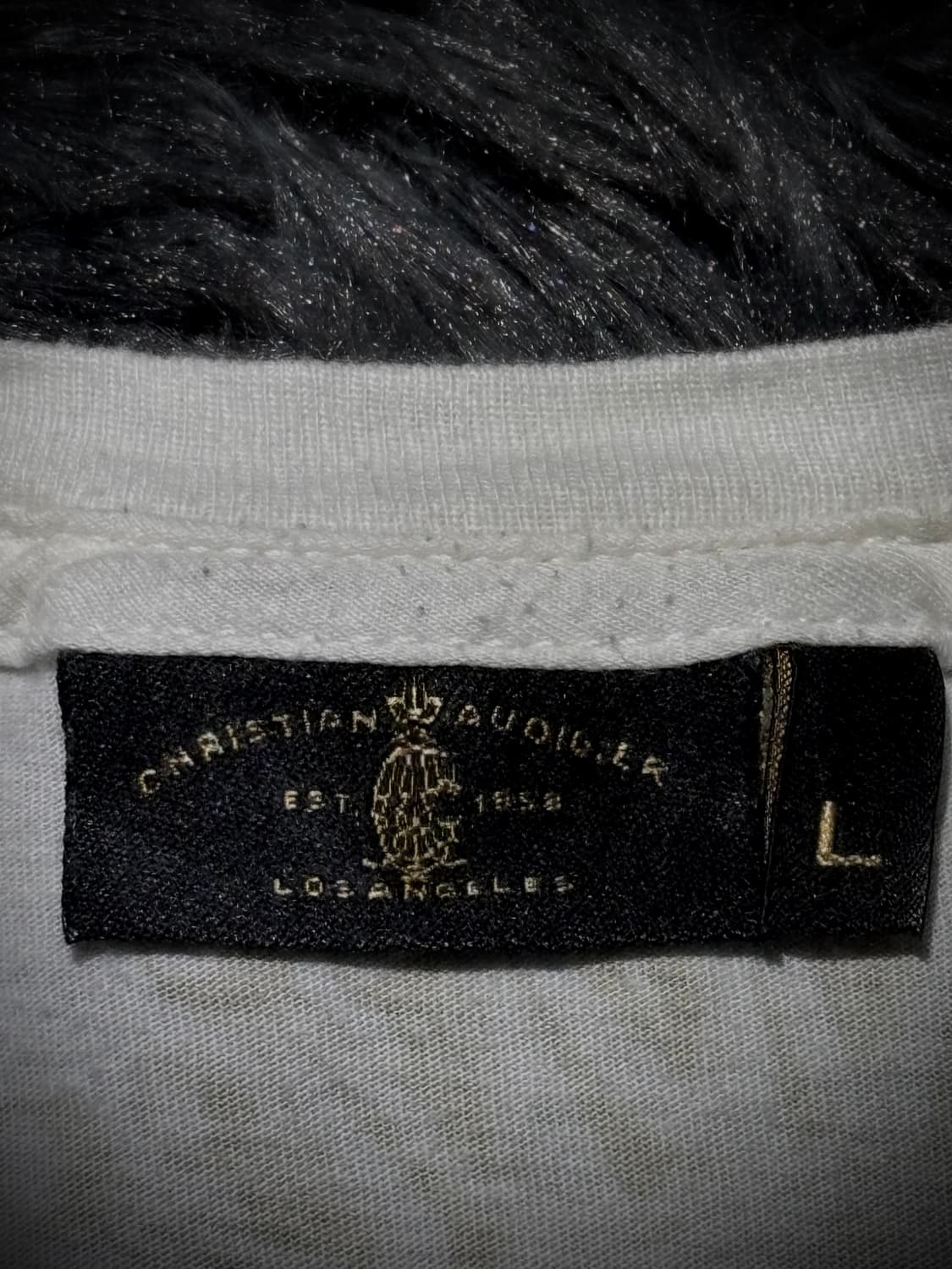 CHRISTIAN AUDIGIER 스컬 체인 프린팅 반팔 티셔츠 상품이미지9