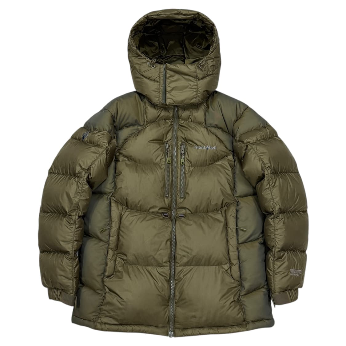 몽벨 빈티지 윈드스토퍼 나일론 패딩 아미브라운 2XL 110 상품이미지1