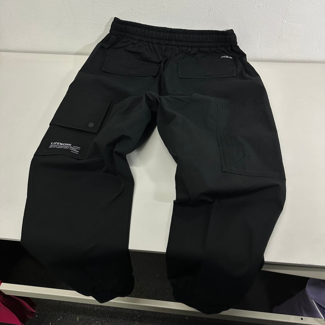 M 라이프워크 블랙 카고 조거팬츠 상품이미지6