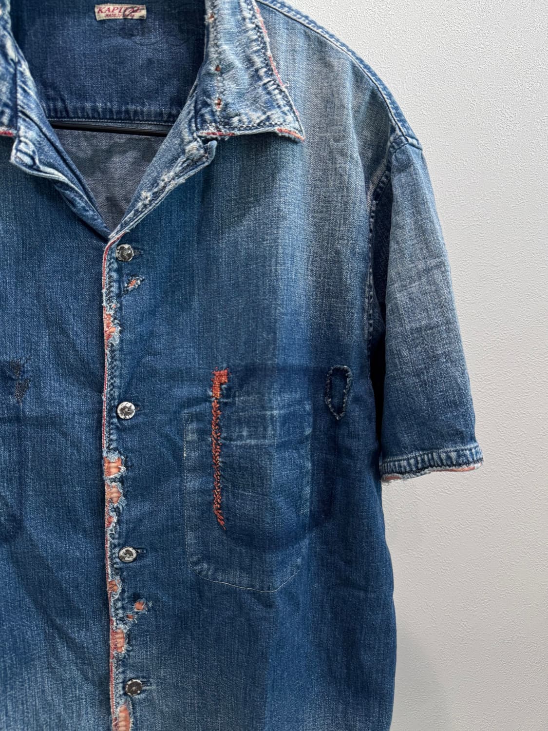 캐피탈 컨트리 사시코 호보 알로하 데님 셔츠 상품이미지2