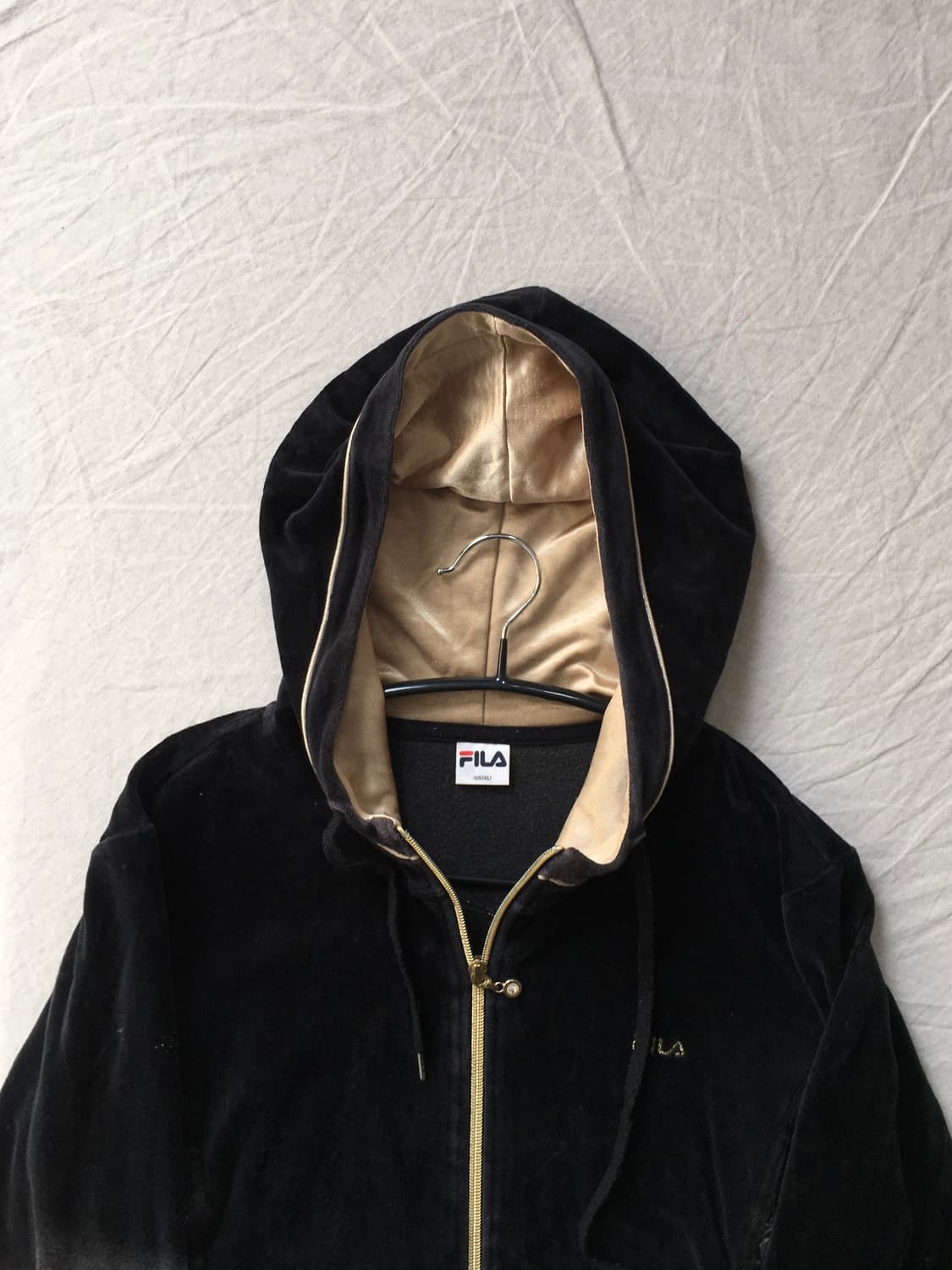 휠라 벨벳 후드집업 상품이미지4