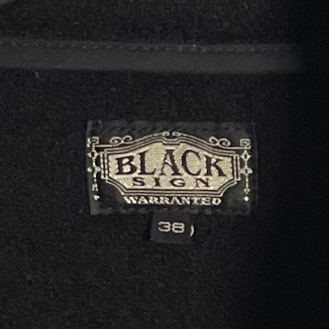 블랙사인 워런티드 숄카라 울 자켓 (on.591)   상품이미지7