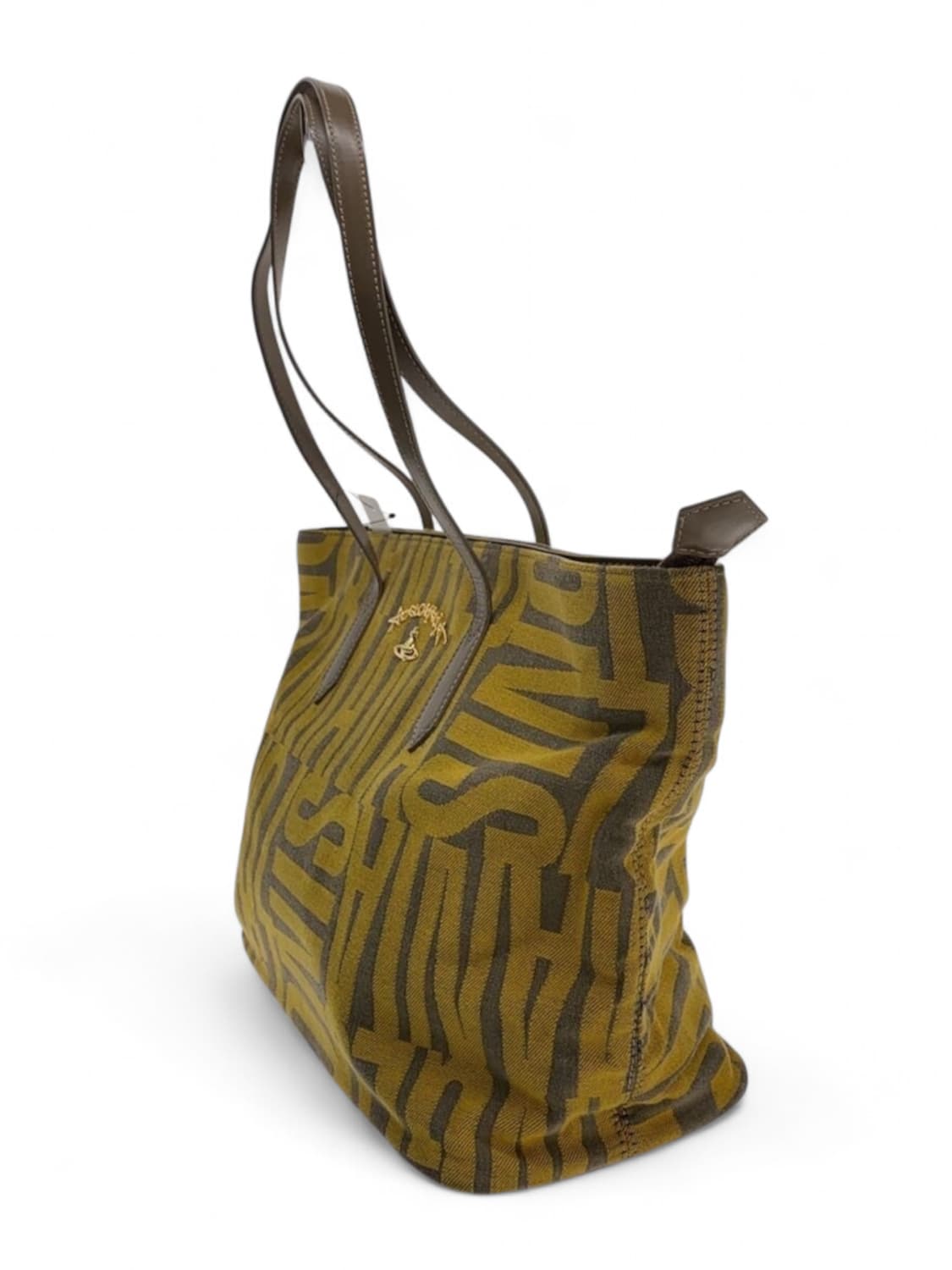 비비안 웨스트우드 캔버스 레터링 패턴 토트백 상품이미지4