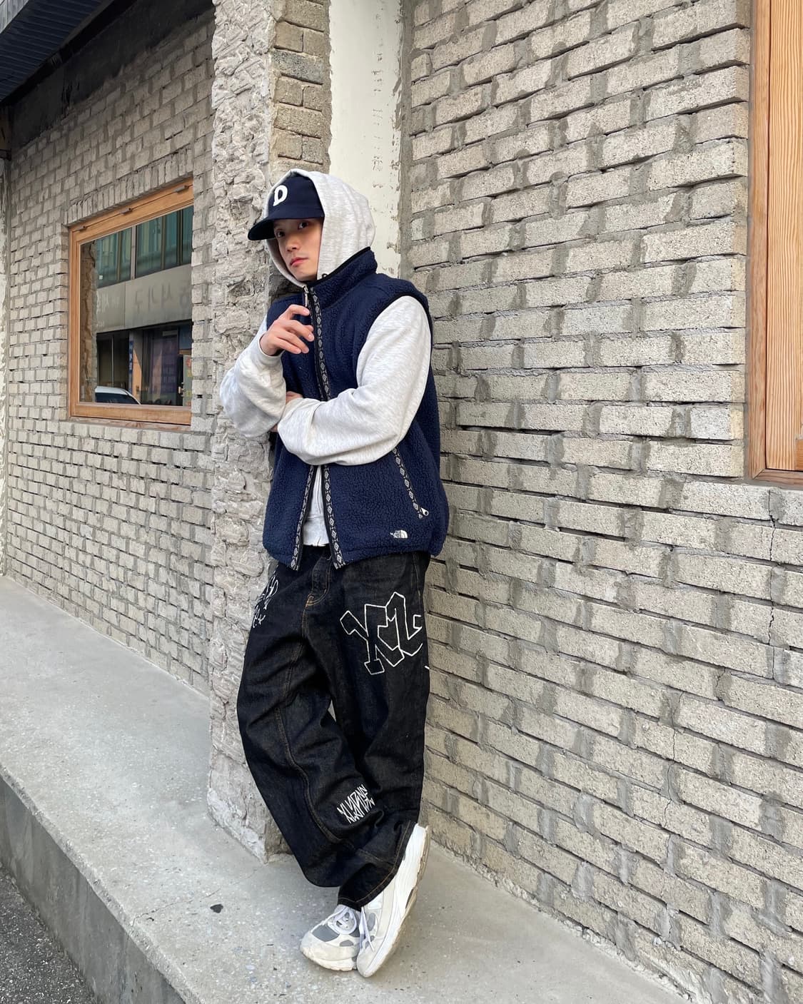 노스페이스 퍼플라벨 플리스 베스트 (L) 상품이미지7