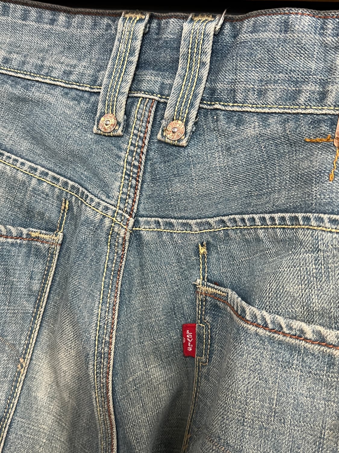 00s Levis 리바이스 701 스트레이트핏 데님 팬츠 상품이미지3